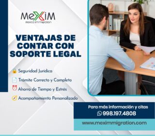 ¿Estás por iniciar un #TrámiteMigratorio  en ##México ?

Contar con el #apoyo  #legal adecuado puede marcar la diferencia entre un proceso exitoso y uno lleno de obstáculos. Estas son 4 razones clave para dejarte acompañar por expertos:

🔒 Seguridad jurídica: Evita errores y protege tus derechos.
📄 Documentación correcta: Todo en orden y a tiempo.
⏱️ Ahorro de tiempo y estrés: Nosotros nos encargamos.
🧭 Acompañamiento personalizado: No estás solo en el proceso.
.
##tramitesmigratorios  #AsesoríaLegalMigratoria #MigraciónSegura 
#ApoyoLegal #DerechoMigratorio #ResidenciaLegal #InmigraciónMéxico
#AbogadoMigratorio