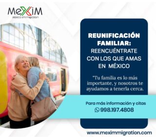 #Deseas que tu #familia se una? La reunificación familiar permite reunirse legalmente en el país.
Nos #encargamos del proceso #migratorio para que puedan reencontrarse pronto.
❤️ Porque ningún #trámite debería separar a quienes se aman.
.
📩 Contáctanos y déjanos ayudarte.
.📍 Servicios en Cancún y en todo el estado de Quintana Roo.
 📲 998 197 4808  clic WA➡️ wa.link/ysdi16
Visita nuestra página web www.meximmigration.com
.
#ReunificaciónFamiliar #familiaunida #migraciónlegal #residenciafamiliar #méxicolegal #TrámitesMigratorios
